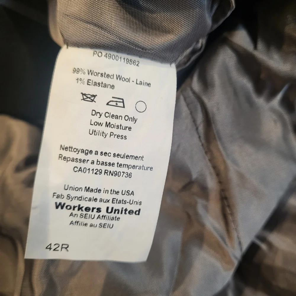 Hart Schaffner Marx New York Worsted Wool Blazer - Picture 9 of 14